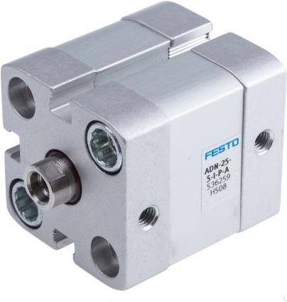 Actual product image Festo Compact Double Acting Cylinder 25x5 mm