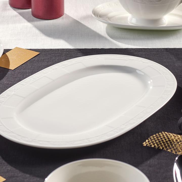 Actual product image Villeroy & Boch Plate oval White Pearl