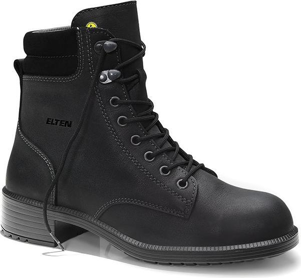 Elten Safety lace-up boot Lady NIKOLA black Mid ESD S2 Gr.41 (S2, 41)