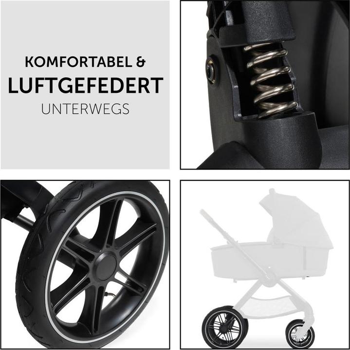 Actual product image Hauck 4in1 pushchair set Walk N Care Air Trio pushchair 3 in 1