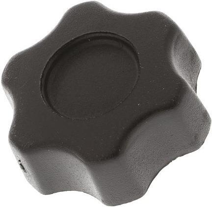 Actual product image Rs Pro Nylon female scallop handwheel knob,M6