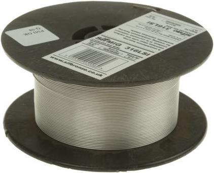 Actual product image Rs Pro S/steel wire for MIG welder,0.8mm 0.5kg