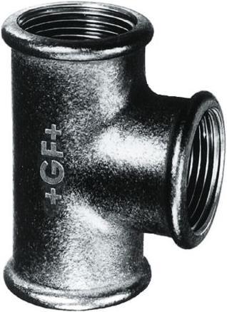 Productafbeelding Georg Fischer T-stuk 1" zwart