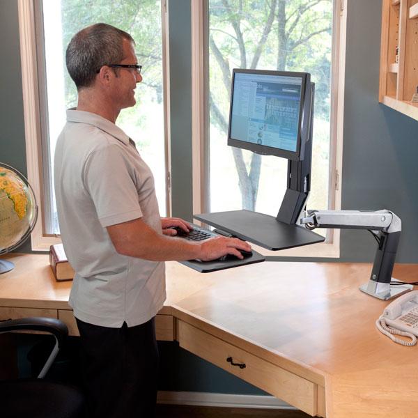 Actual product image Ergotron WORKFIT-A II, LD, 5" (Table, 27")