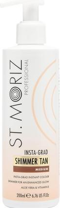 St. Moriz St Moriz Professional Insta-Grad Shimmer Tan Illuminating Bronzing Instant Fake Tan Body Lotion mit (200 ml)