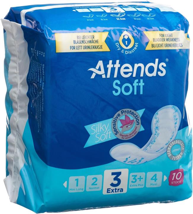 Attends Soft 3 Extra Einlagen (10 x, Large)