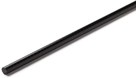 Actual product image Rs Pro Black acetal rod stock,1m L 50mm dia