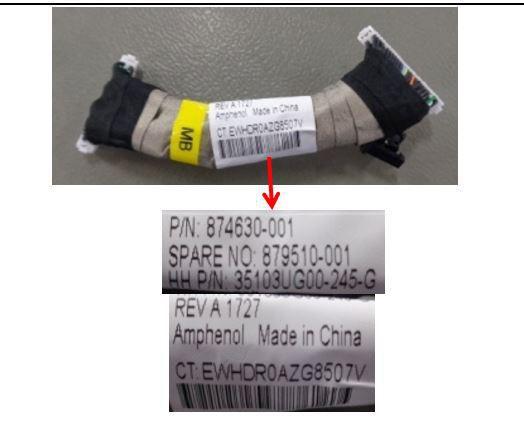 Actual product image HPE Front Io/Mb Front Io/Usb Board
