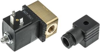 Actual product image Bürkert GP 3 way solenoid valve,1/4in 24Vdc N/C