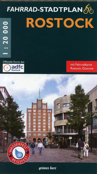 Produktbild Fahrradstadtplan Rostock 1:20 000