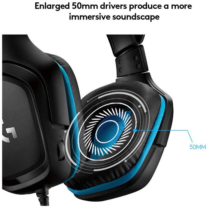 Immagine prodotto Logitech G G432 (Cablato)