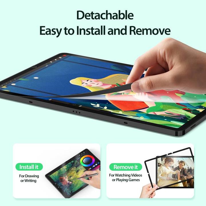Image du produit Dux Ducis Naad Series Paperlike Film Schutzfolie (1 pièce(s), Galaxy Tab S9, Galaxy Tab S8, Galaxy Tab S9 FE, Galaxy Tab S7)
