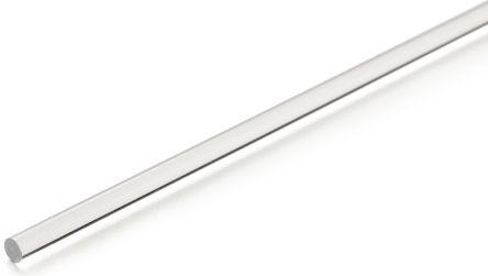 Actual product image Rs Pro Clear extruded acrylic rod,1m L 6mm dia