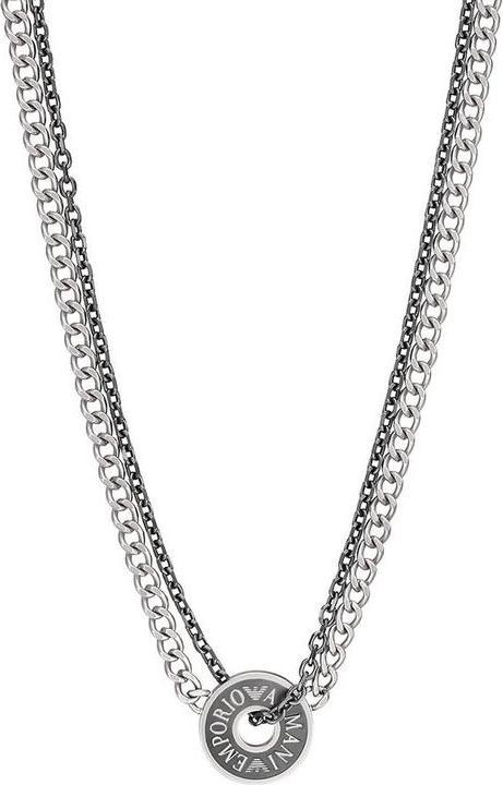 Emporio Armani Kette LOGO ESSENTIALS (Acciaio inossidabile, 52 cm)