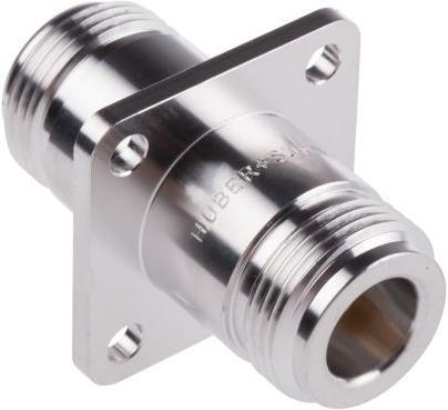 Actual product image Huber & Suhner Panel Adaptor N to N jack/jack
