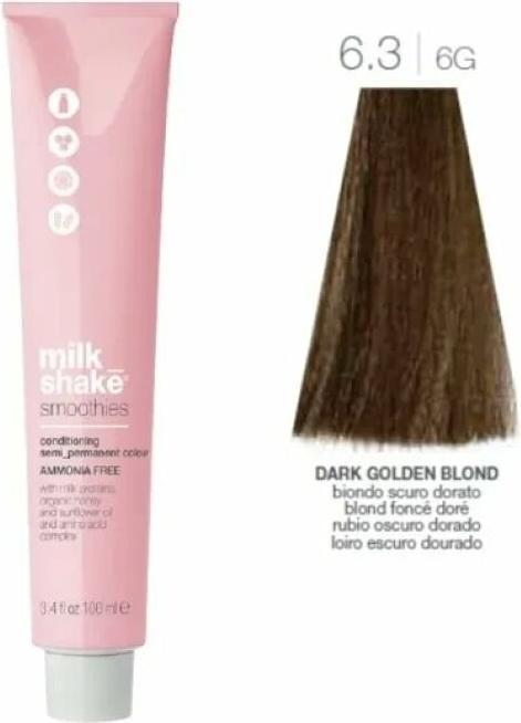 Produktbild Milk_Shake Smoothies 6.3 Semi-Perm Hair Color 3.4oz 6G Dark Golden Brown (6G Dark Golden Brown)