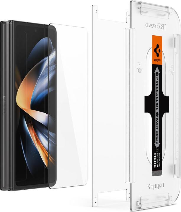 Produktbild Spigen Screen Protector GLAS.tR Full Cover Glass + Hinge Film (1 Stück, Samsung Galaxy Z Fold4)