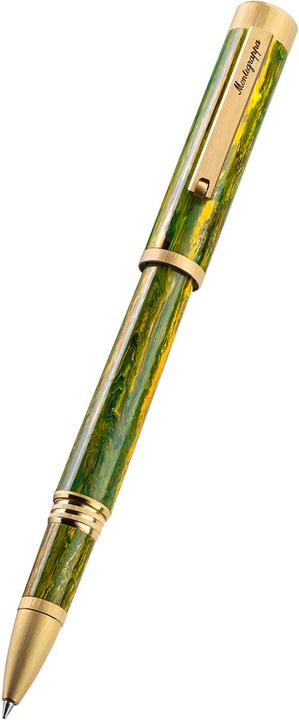 Immagine prodotto Montegrappa Iszezriy g7 mg Biros, Zero Zodiaco Gemelli, Oro Giallo (Verde, Oro)