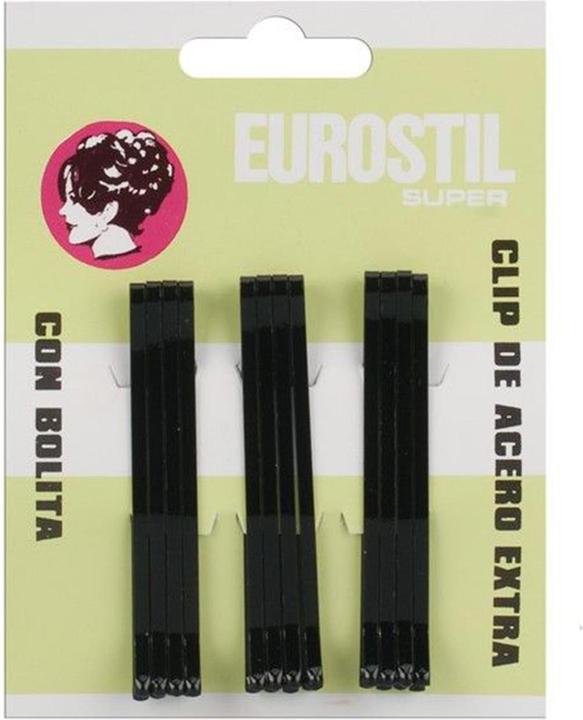 Produktbild Caso Eurostil Haarpflege: Clips Haarspangen 55mm Bronze (12 Stk.)