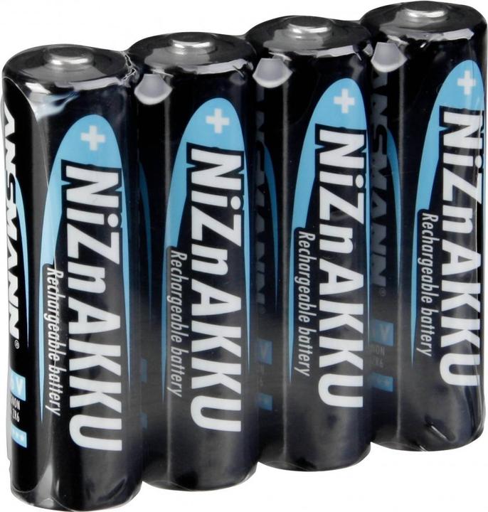 Ansmann NiZN Akku (4 Stk., AA, 1500 mAh)