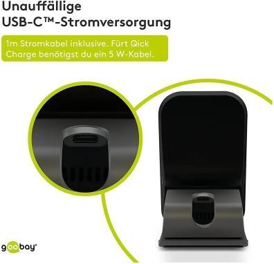 Immagine prodotto Goobay Caricabatterie rapido da tavolo (10 W)