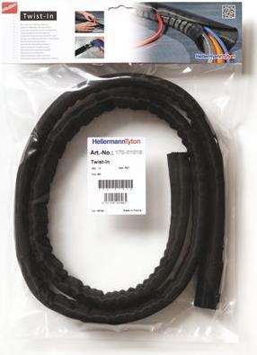 Produktbild HellermannTyton Helagaine Twist-In braided sleeve 13mm (Kabelschlauch, 500 cm)