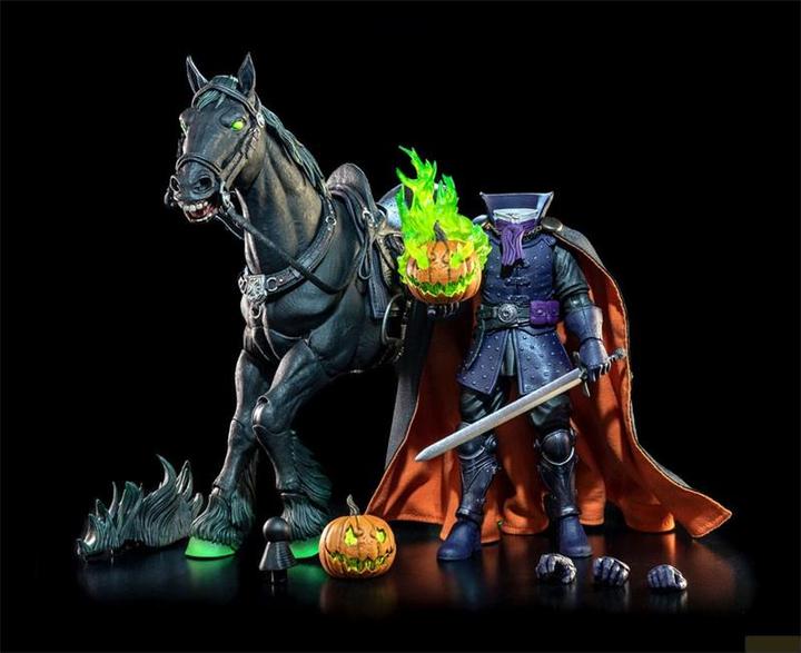 Immagine prodotto Four Horsemen Toy Design Figura Obscura action figure Cavaliere senza testa Spettrale verde