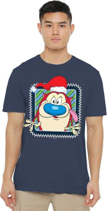 Produktbild Ren & Stimpy Festive TShirt weihnachtliches Design (S)