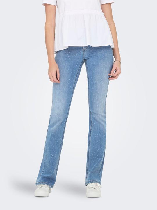 Image du produit Only ONLWAUW Mittlere Taille Ausgestellt Jeans Flared fit jeans (32)