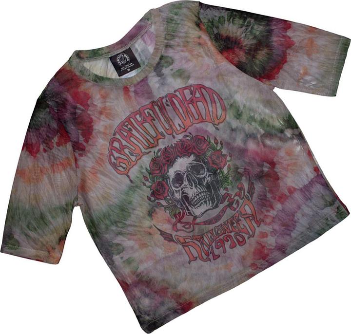 Actual product image Grateful Dead Womens/Ladies Stony Brook Bertha Crop Top (L)