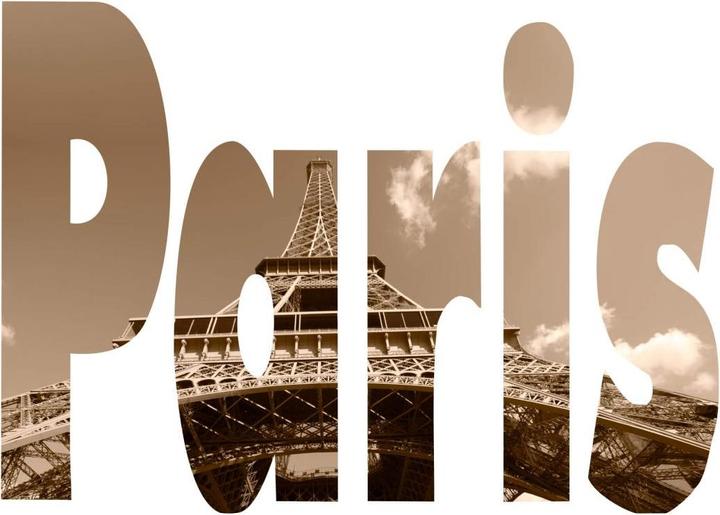 Actual product image Trenddeko Impressions Paris Eiffel Tower (60 x 43 cm)