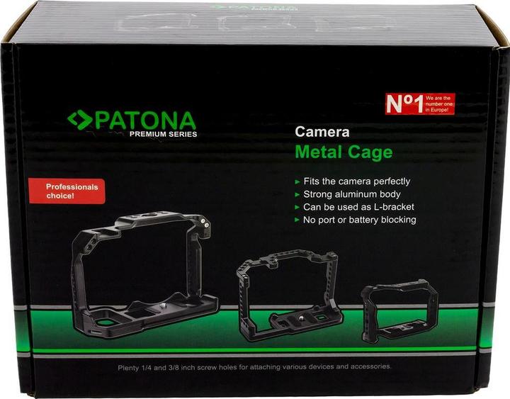 Actual product image Patona Cage Panasonic S5M2 S5M2X G9M2 (Cage)