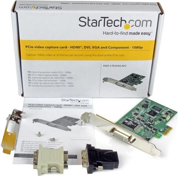 Actual product image StarTech Pcie HDMI and VGA Capture Card