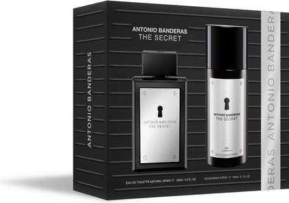 Image du produit Antonio Banderas Banderas Perfumes The Secret Gift Set for Men EDT 100ml Deodorant 150ml Long Lasting Elegant Sexy Ma