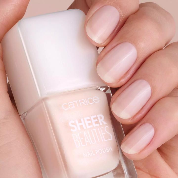 Actual product image Catrice Sheer Beauties Nail Polish (010 Milky Not Guilty, Colour paint)