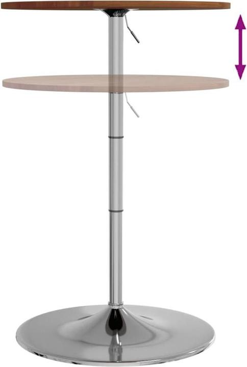 Actual product image VidaXL Bar table Ø60 x 89.5 cm oak