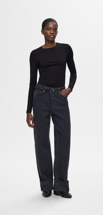Image du produit Selected Femme 100% Woll Oberteil mit langen Ärmeln (M)