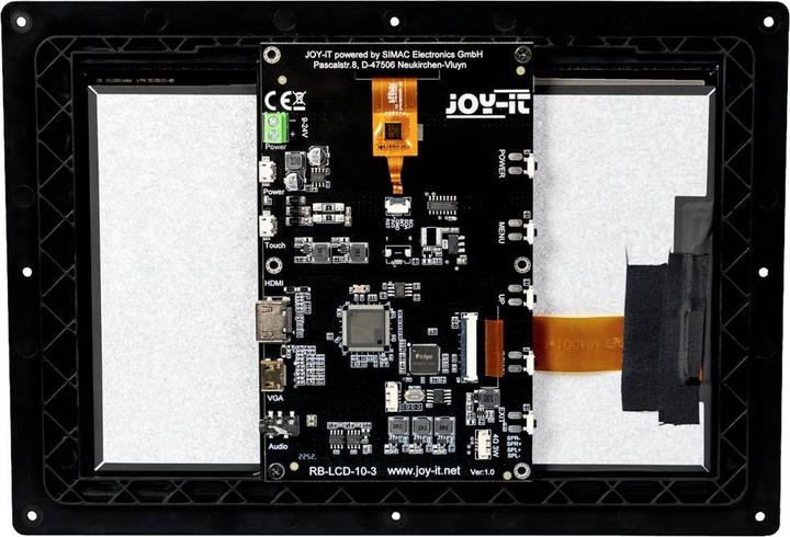 Actual product image Joy-it RB-LCD10-3 Touchscreen monitor 25.7cm (10.1 inch) 1280 x 800 pixels incl. housing