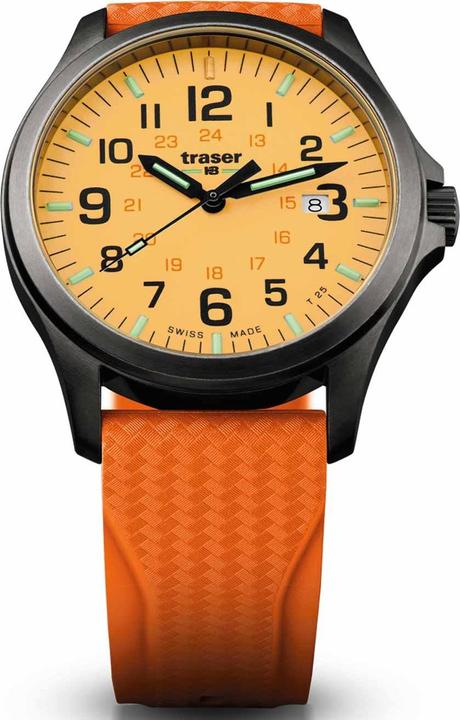Schwarz, Orange