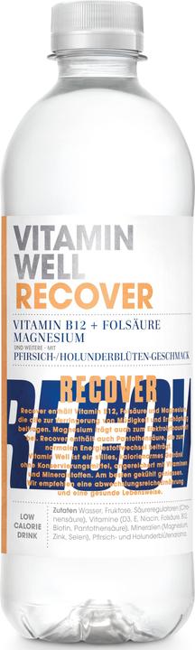 Actual product image Vitamin Well Recover (500ml) (Peach, Elderflowers, 1 x)