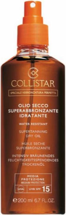Produktbild Collistar Supertanning Dry Oil Spf 15 (Sonnenspray, SPF 15, 200 ml, 150 g)
