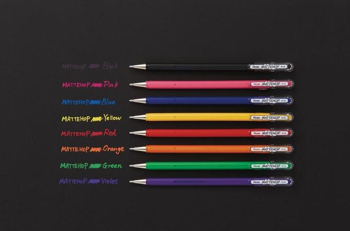 Actual product image Pentel Gel rollerball pen Mattehop (Red, 1 x)