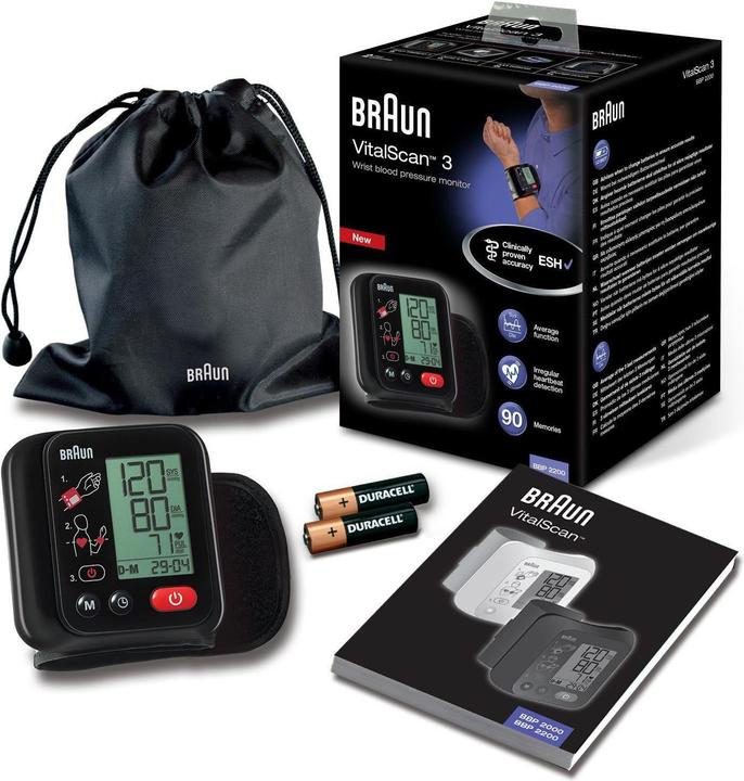 Actual product image Braun VitalScan 3 BBP 2200 (Blood pressure monitor wrist)