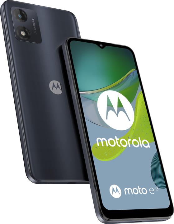 Actual product image Motorola Moto E13 (64 GB, Cosmic Black, 6.50", Dual SIM, 13 Mpx, 4G)