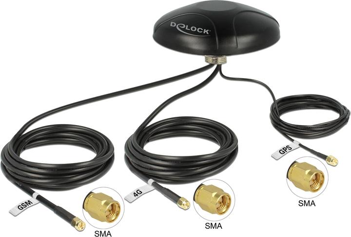 Produktbild Delock LTE/GMS/GPS 3in1 Antenne