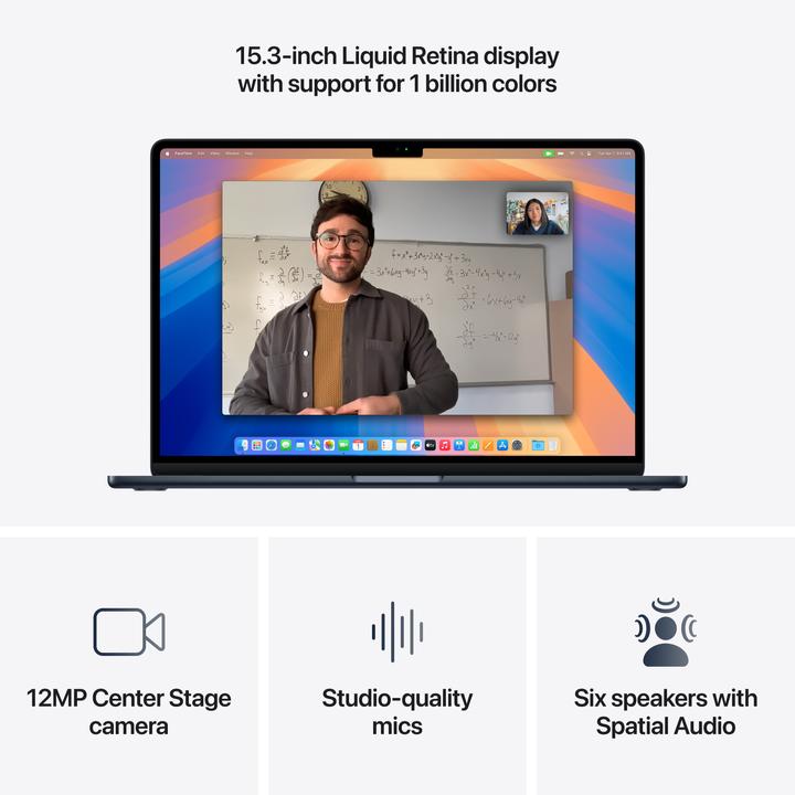 Produktbild Apple MacBook Air – 2025 (15.30", M4, 32 GB, 2000 GB, DE)