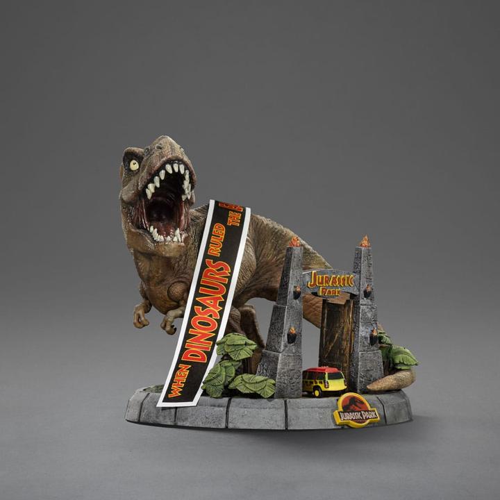 Immagine prodotto Iron Studios Jurassic Park Mini Co. Figura in PVC T-Rex Illusion Deluxe 15 cm