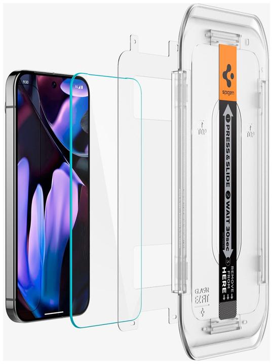 Productafbeelding Spigen EZ Fit Getemperd Glas Heldere Screen Protector Google Pixel 9 Pro XL 2-Pack (2 Stuk, Google Pixel 9 Pro XL)