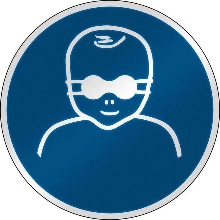 Immagine prodotto Brady Schermo di sicurezza ISO - Proteggi i bambini piccoli con schermi oculari ampiamente opachi