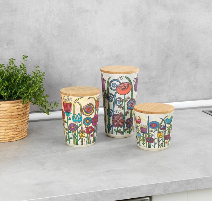 Image du produit Wenko Set de boîtes de rangement "Garden (0.95 l)